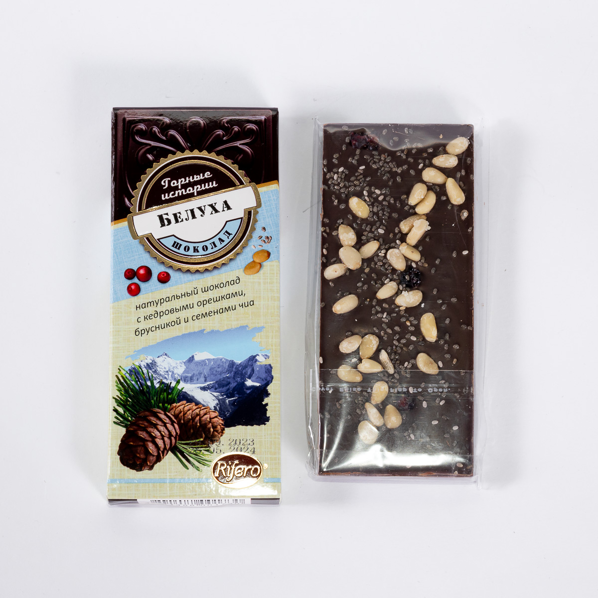 Шоколадная плитка «Белуха» 55г